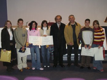 GANADORES DEL CONCURSO  DERECHOS HUMANOS Y CONVIVENCIA